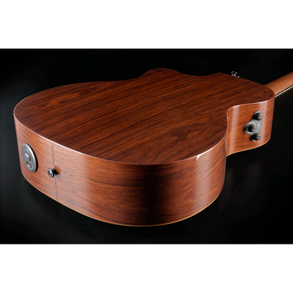 Auditorium Cutaway Electro Acoustic Smart Guitar BlueWave 2 by Lâg | Includes Case and Cable | GLH TBW2ACE