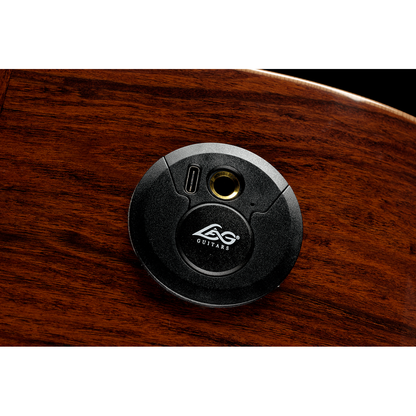 Auditorium Cutaway Electro Acoustic Smart Guitar BlueWave 2 by Lâg | Includes Case and Cable | GLH TBW2ACE