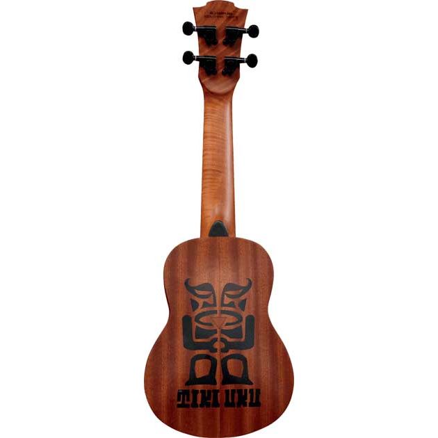 Tiki Uku 130 Ukulele Soprano Slim Arch Back by Lâg | BABYTKU130S
