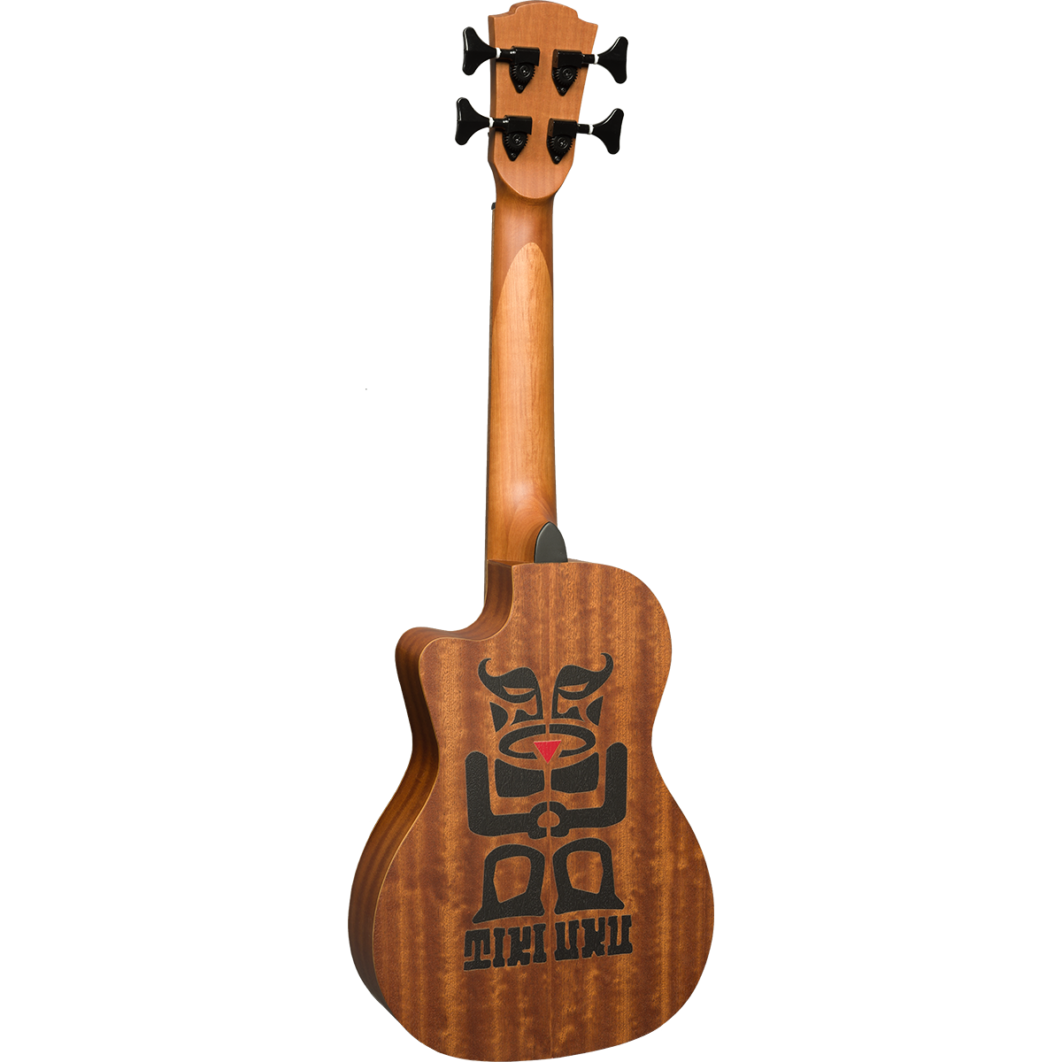 Lag TKB150FCE Electro-Acoustic Bass Ukulele | Mahogany Back and Sides | Included Gig Bag
