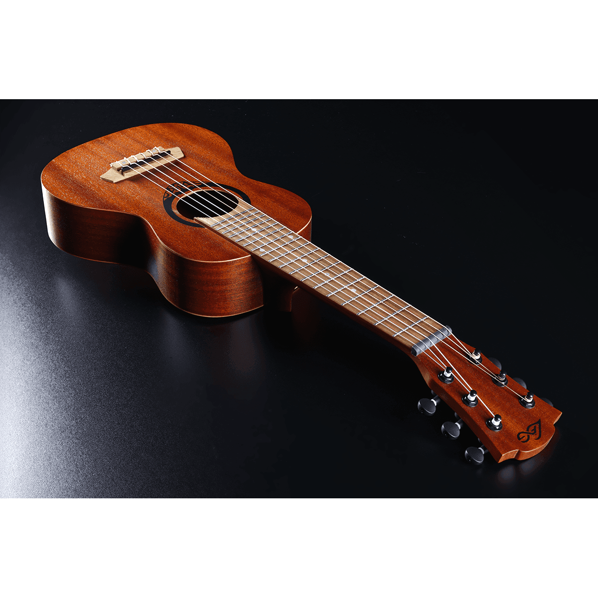 Lâg TKT8 Baby Guitar | Perfect Travel Guitar | Classic Ukulele Sound In Standard Guitar Tuning | Walnut Fingerboard | Guitalele