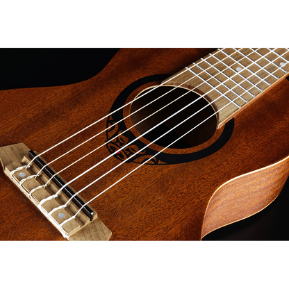 Lâg TKT8 Baby Guitar | Perfect Travel Guitar | Classic Ukulele Sound In Standard Guitar Tuning | Walnut Fingerboard | Guitalele