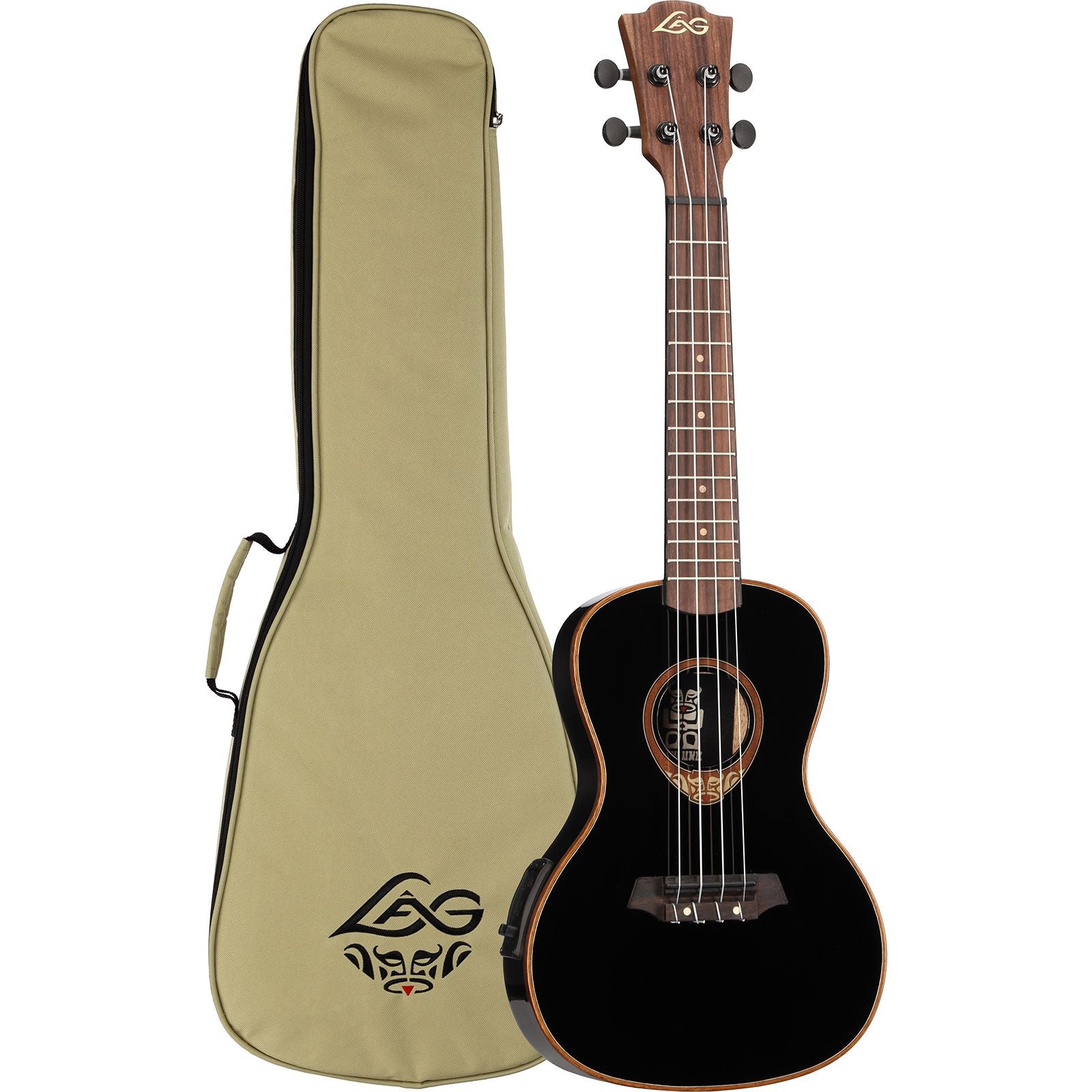 Lag TKU118CE Concert Electro Acoustic Ukulele | Black