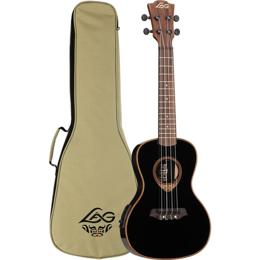 Lag TKU118CE Concert Electro Acoustic Ukulele | Black
