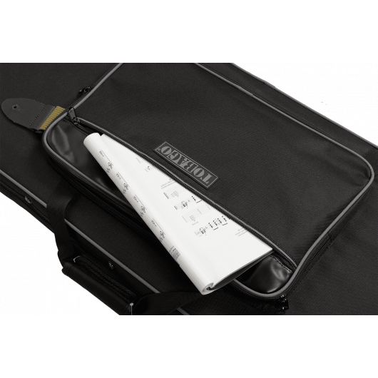 Tobago HTO ESB-N Bass Guitar Case | High Density Shaped Foam Interior with Velvet, Black, Lightweight
