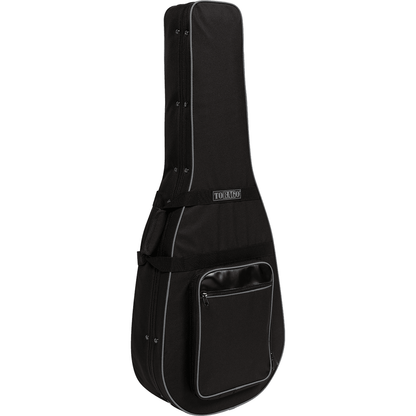 Tobago HTO ESC-N Classical Guitar Lightweight Soft Case | High Density Shaped Foam Interior with Velvet, Black