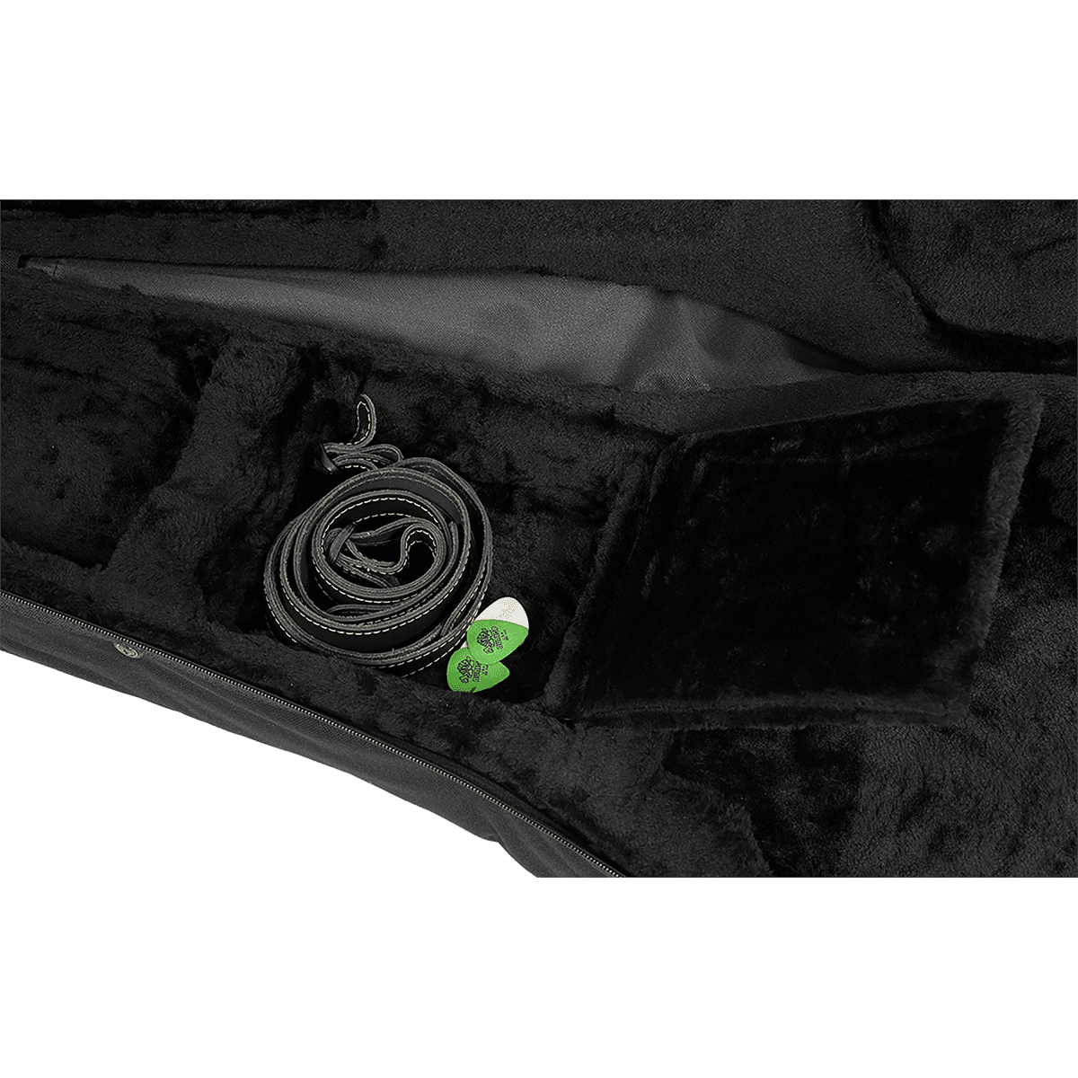 Tobago HTO ESF-N Folk Guitar Lightweight Soft Case | High Density Shaped Foam Interior with Velvet, Black