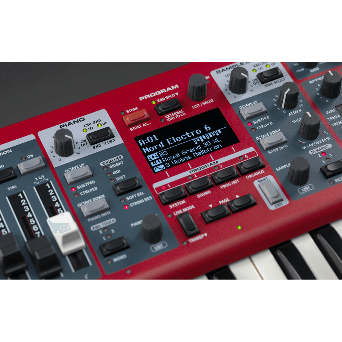 Nord Electro 6D Keyboard | 73-Key Semi-Weighted Waterfall Keybed | Authentic Sounds and Intuitive Controls
