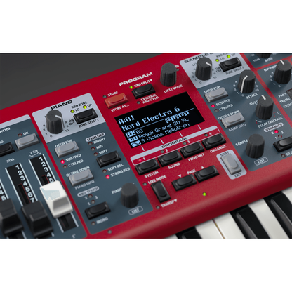 Nord Electro 6D Keyboard | 73-Key Semi-Weighted Waterfall Keybed | Authentic Sounds and Intuitive Controls