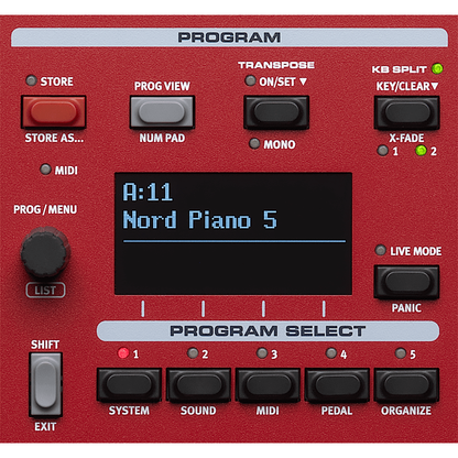 Nord Piano 5 | 88-Key Grand Weighted Action Keyboard with Triple Sensor