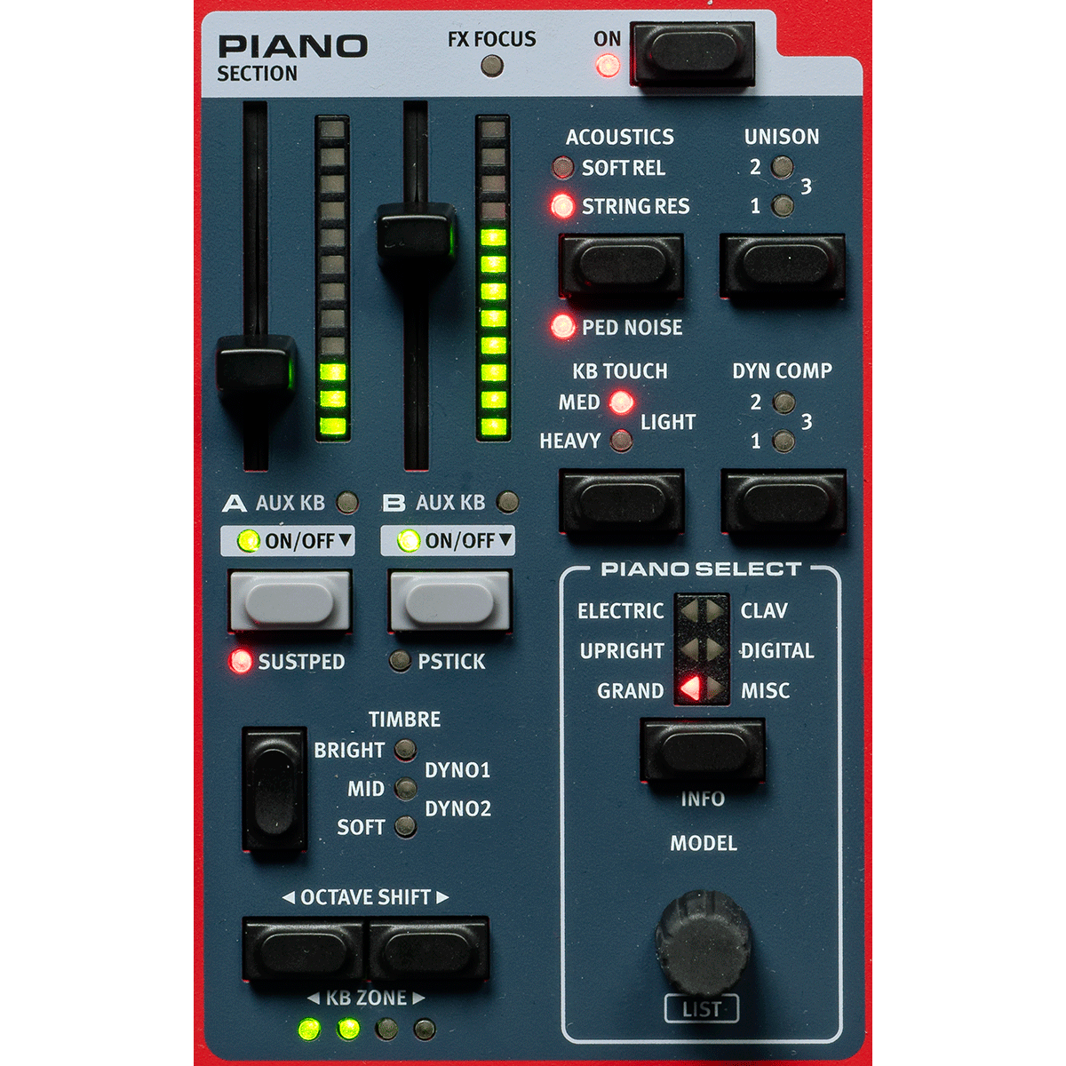 Nord Stage 4 Compact | 73-Key Semi-Weighted Waterfall Triple Sensor Keybed