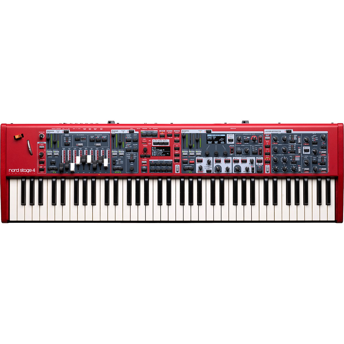 Nord Stage 4 Compact | 73-Key Semi-Weighted Waterfall Triple Sensor Keybed