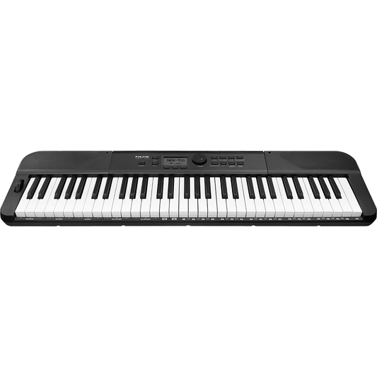 NUX NEK-100 61-Key Digital Piano | Semi-Weighted Keyboard | with Included Bluetooth Module | Black