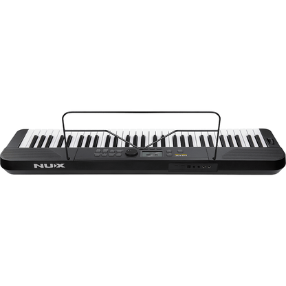 NUX NEK-100 61-Key Digital Piano | Semi-Weighted Keyboard | with Included Bluetooth Module | Black
