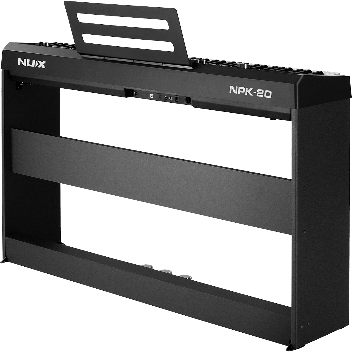 NUX NPK-20 Digital Piano | 88-Key Heavy Touch Keyboard | with Bluetooth | Black