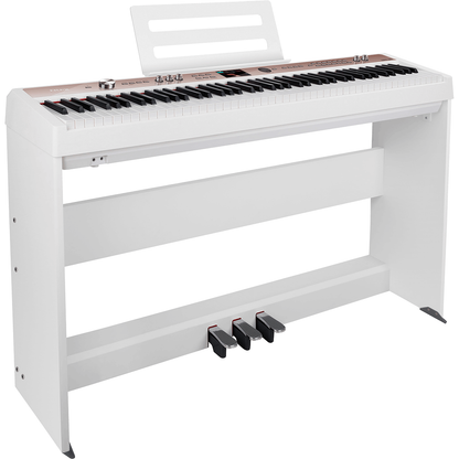 NUX NPK-20 Digital Piano | 88-Key Heavy Touch Keyboard | with Bluetooth | White