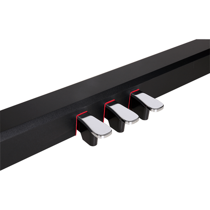NUX NPS-1 Keyboard Stand with 3 Pedals | Suitable for Digital Piano NUX NPK-20 | Black