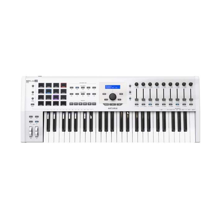 Arturia KeyLab MkII 49 | MIDI controller, 49 luxurious keys, with included software, Colour: White