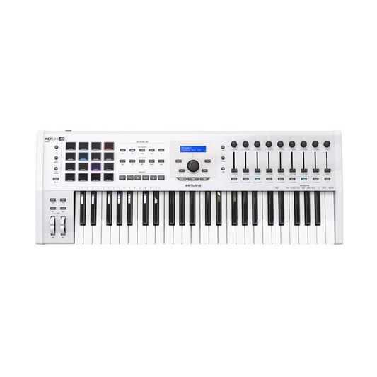 Arturia KeyLab MkII 49 | MIDI controller, 49 luxurious keys, with included software, Colour: White