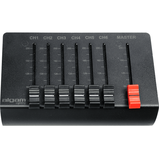 Algam Lighting DMX 6 + | 6-channel DMX Controller | Lighting Mixer | LAL DMX6-PLUS