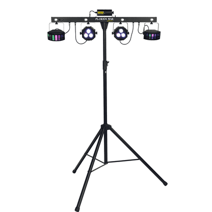 Complete Lighting Package | 2 LED PARs, 2 Derby Effect Projectors by Algam Lighting | Florida-Bar