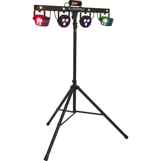 Algam Lighting Floridabar II | 4 in 1 Floor Standing LED Spotlights