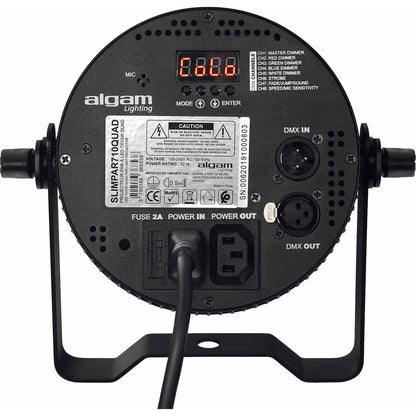 7x10W 4-in-1 RGBW slim LED floodlight by Algam Lighting | SLIMPAR-710-QUAD