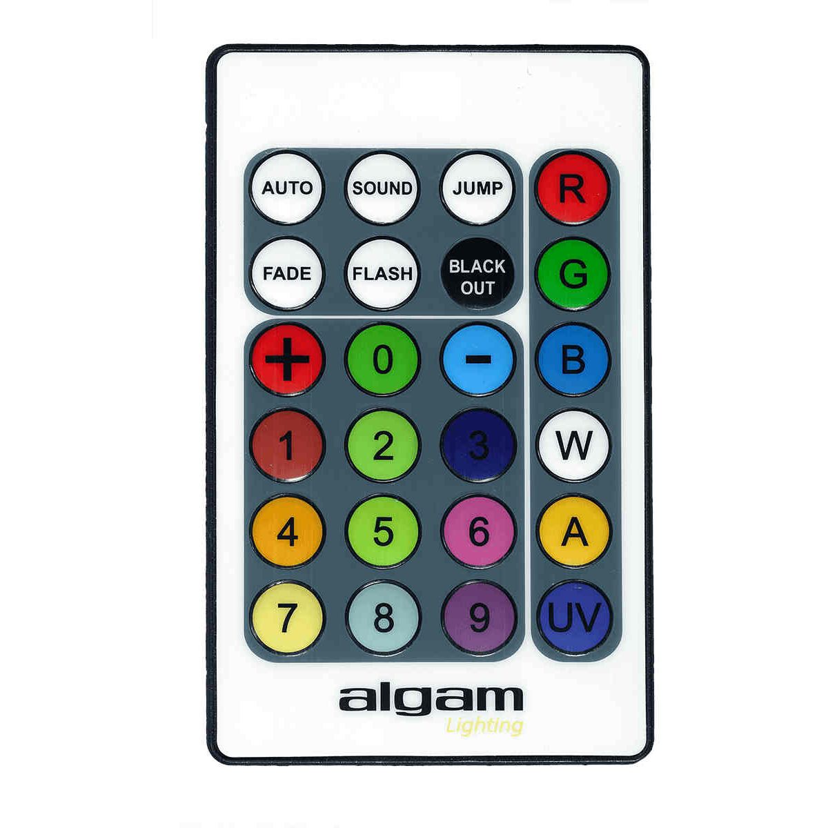 7x10W 4-in-1 RGBW slim LED floodlight by Algam Lighting | SLIMPAR-710-QUAD
