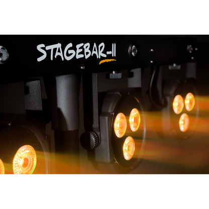 Algam Lighting Stagebar II | 2 in 1 LED Spotlight on a Stand with Foot Controller