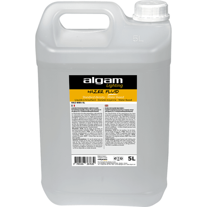 Algam Lighting | Fog Liquid Standard Density | 5L | Water Based