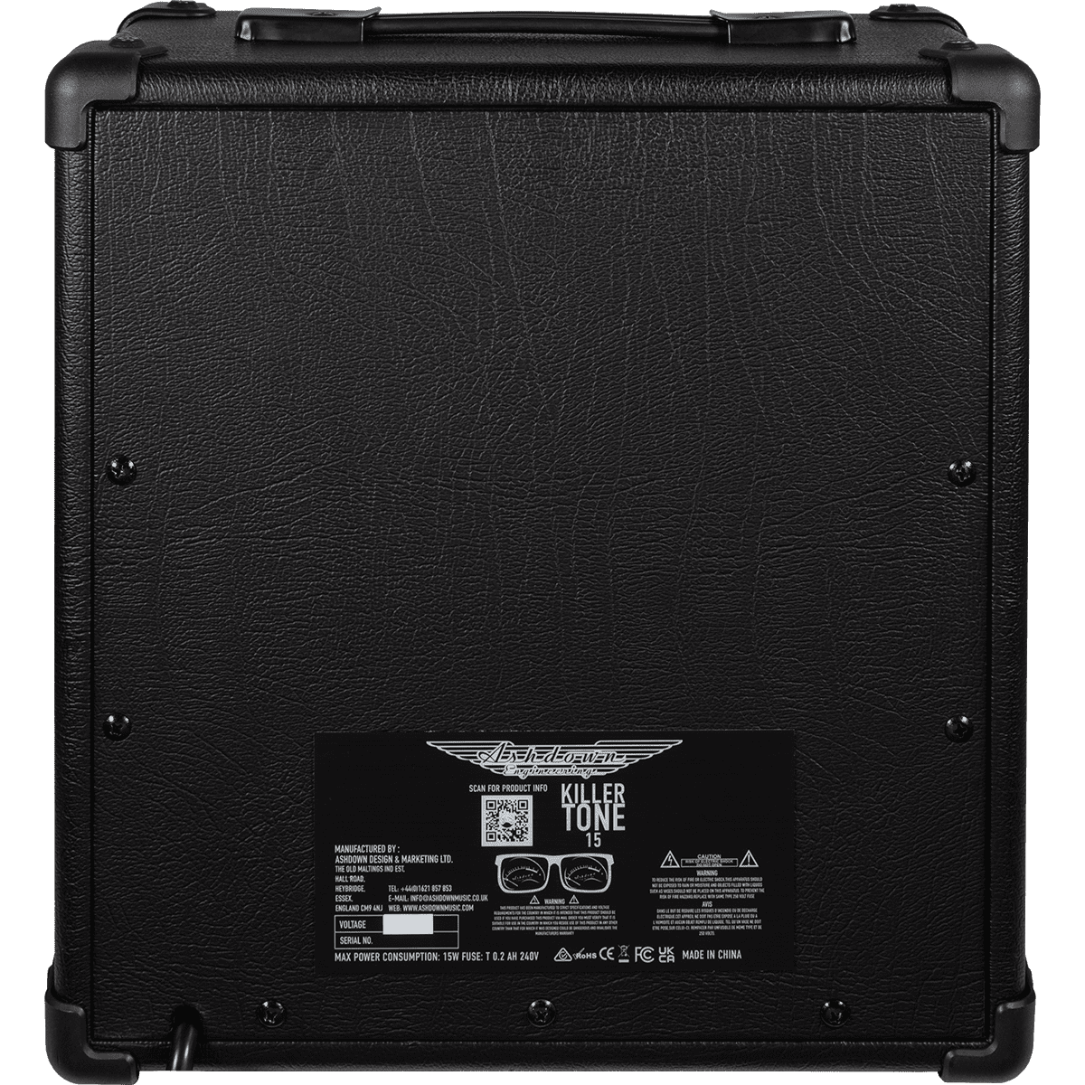 Ashdown KT-15 Electric Guitar Amplifier | Killer Tone Series | 15 Watt 1x8” Combo Amp