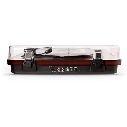 ION Audio Max LP Dark Wood - Vinyl Record Player with Built In Speakers in Dark Wood Finish