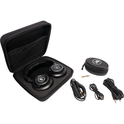 Mackie MC-350 Arctic White Limited Edition Professional Closed-back Studio Headphones | 50mm Transducer | Padded Headband | Travel Case | SMK MC-350-LTD-WHT