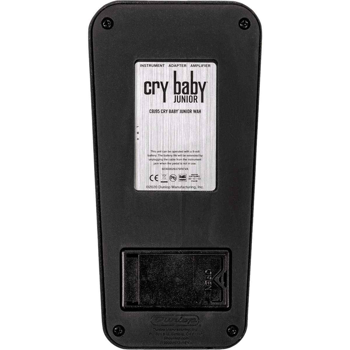 Cry Baby Junior Wah Pedal by Dunlop | MDU CBJ95