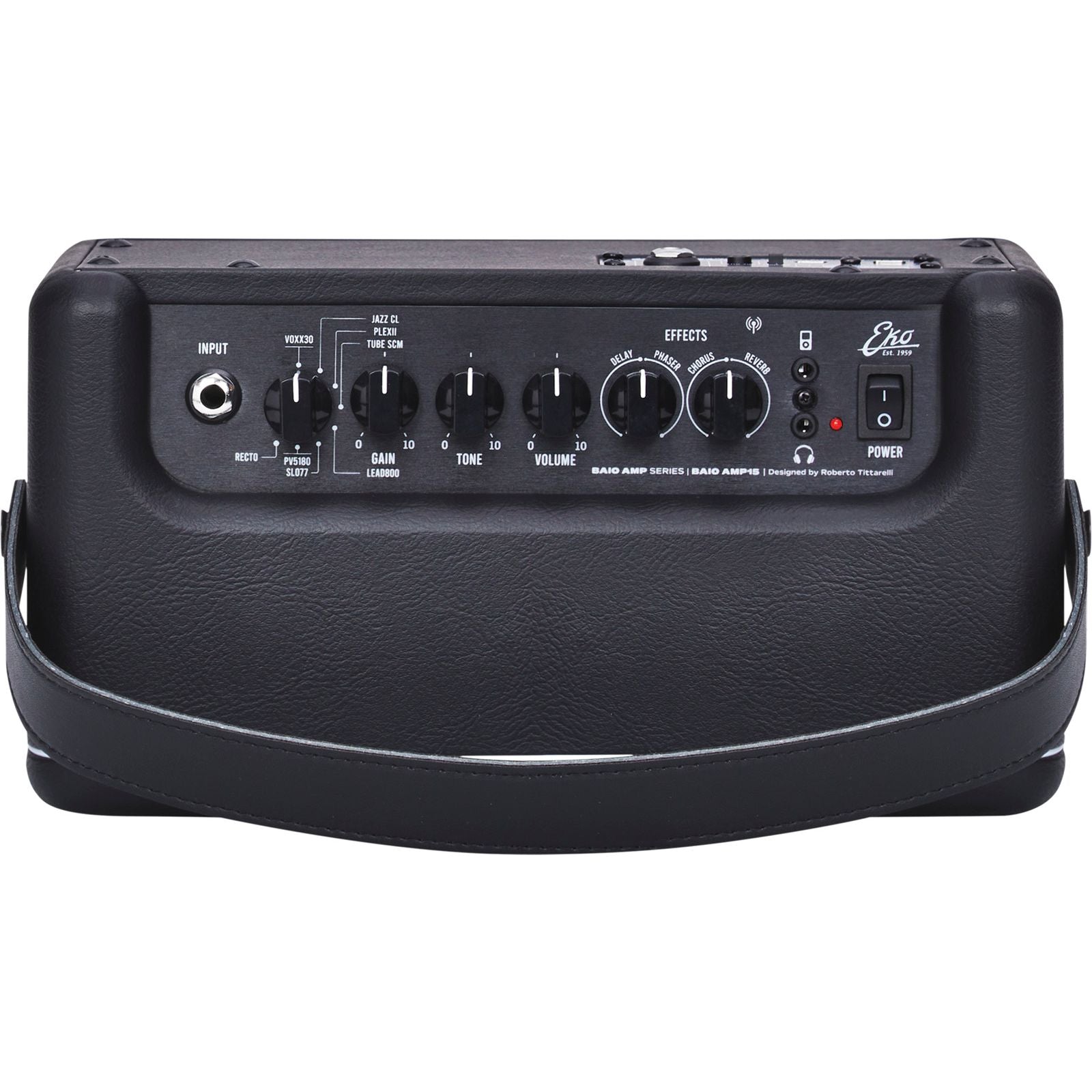 EKO BAIO AMP15 Mini Portable Electric Guitar Modelling Amplifier