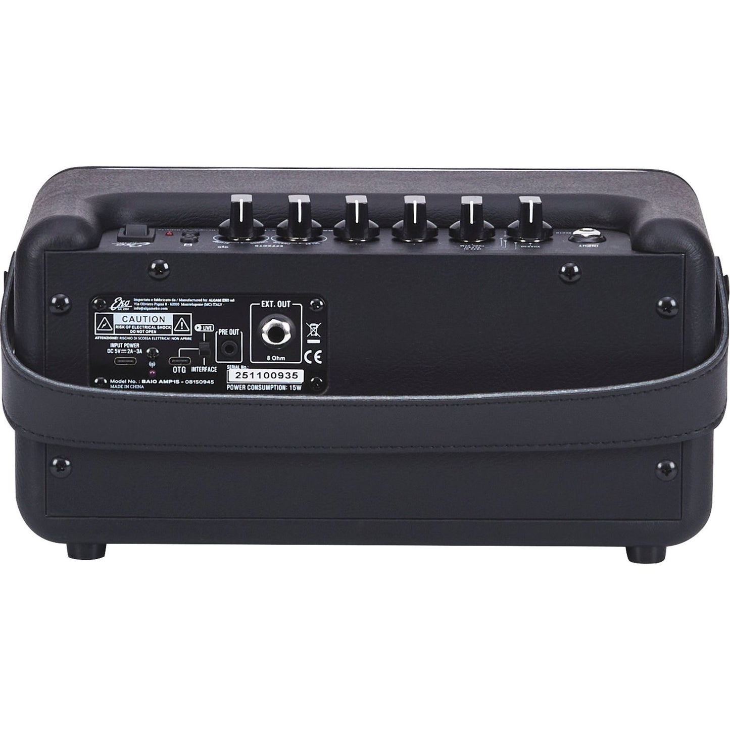 EKO BAIO AMP15 Mini Portable Electric Guitar Modelling Amplifier