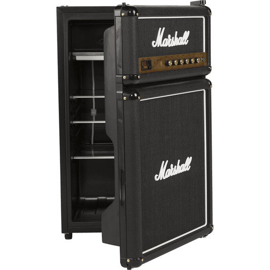 Marshall Fridge 4.4 | With Freezer Compartment | Arctic Blue LED Lights | 126 Litre Capacity | Perfect for the Studio, Office or Bar