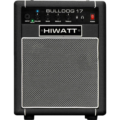 Hiwatt Bulldog 17C Electric Bass Guitar Amplifier | 17-watt Combo Amp with 1x8” Speaker and Bluetooth