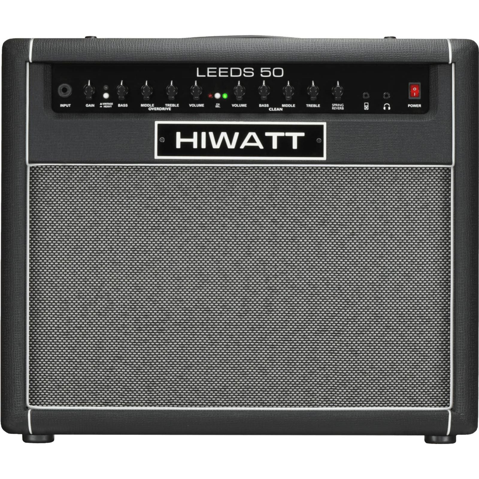 Hiwatt Leeds 50RC Electric Guitar Amplifier | 50W 2-Channel Combo with Spring Reverb