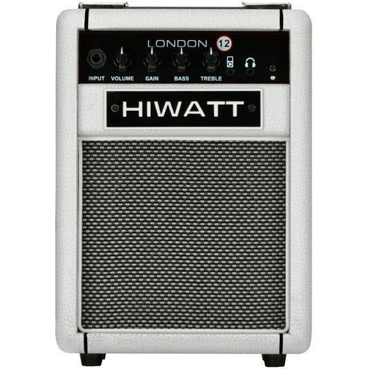 Hiwatt London 12C Electric Guitar Amplifier | 12 Watt Practice Combo with Bluetooth | White
