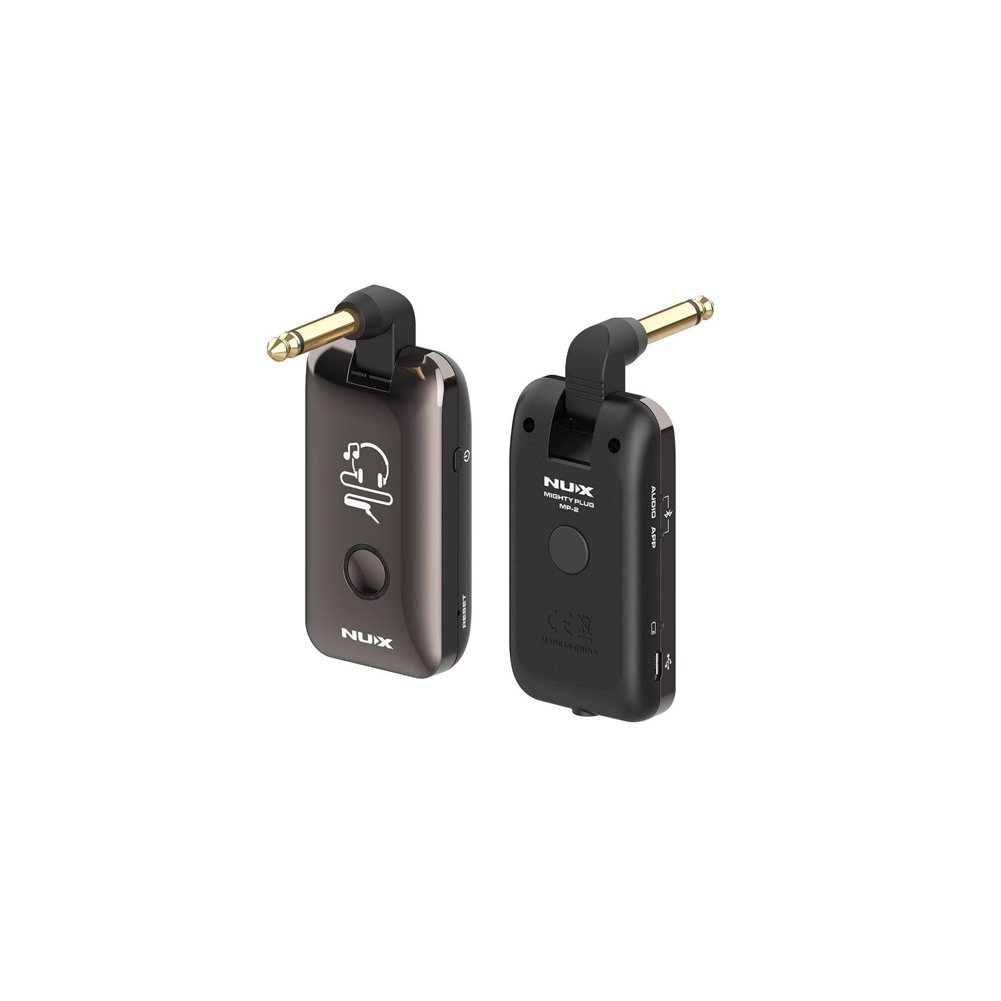 MIGHTY-PLUG by NUX | Portable Guitar and Bass Amp Modeling Earphone Amplug | MP-2