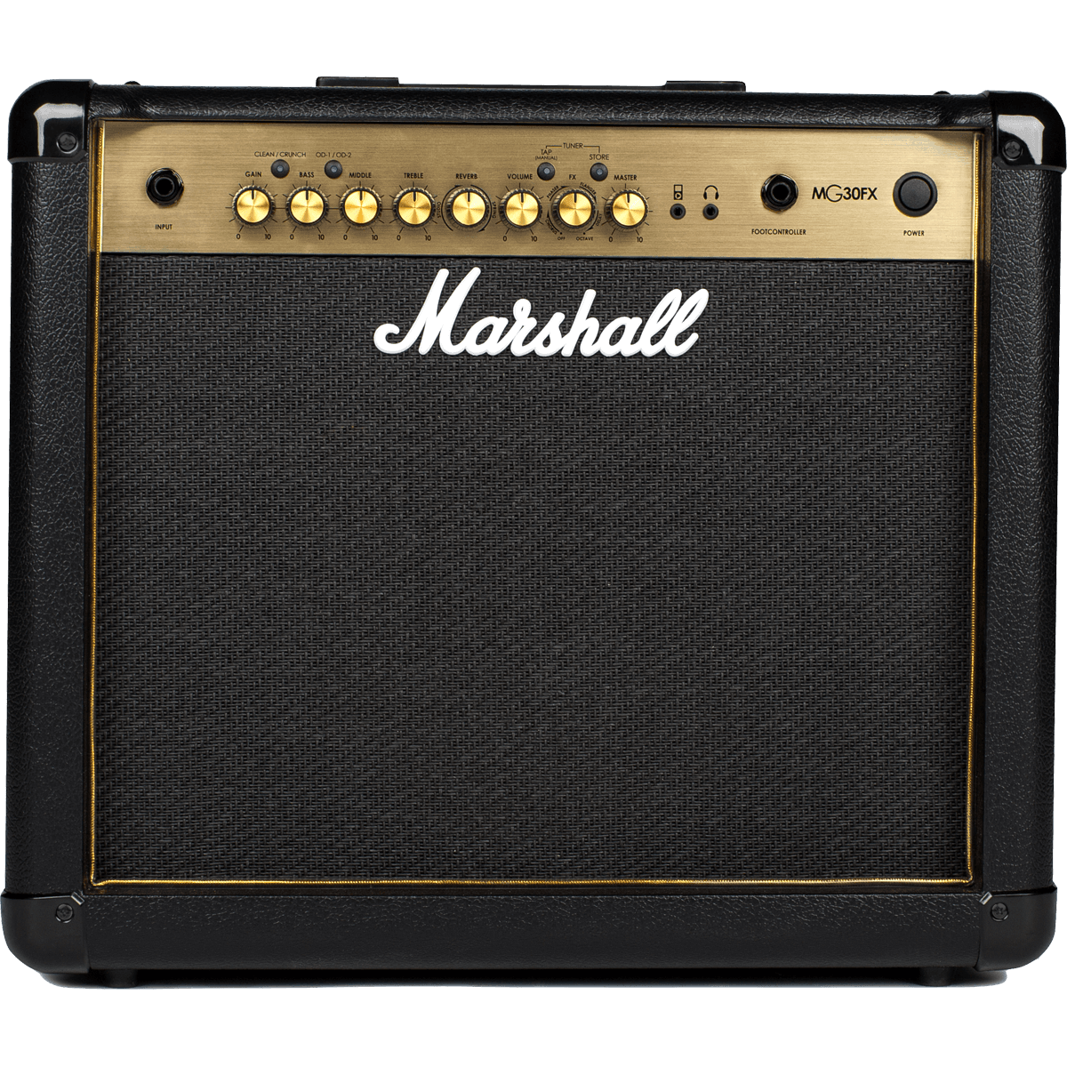 Marshall MG30FX 30W Black & Gold Guitar Combo Amplifier | Built-In Effects and Tuner