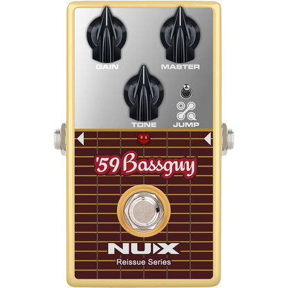 NUX ‘59 Bassguy Overdrive Pedal for Guitar | Analog Bassman Tone