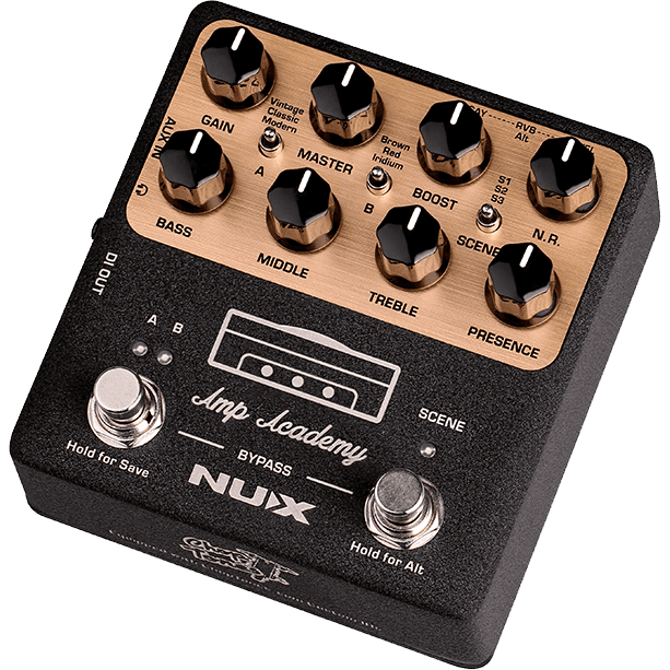 NUX Amp Academy | Stomp-Box Amp Modeler | Guitar Effects Pedal  | NGS-6 | MNU AMPACADEMY