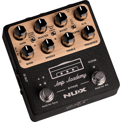 NUX Amp Academy | Stomp-Box Amp Modeler | Guitar Effects Pedal  | NGS-6 | MNU AMPACADEMY