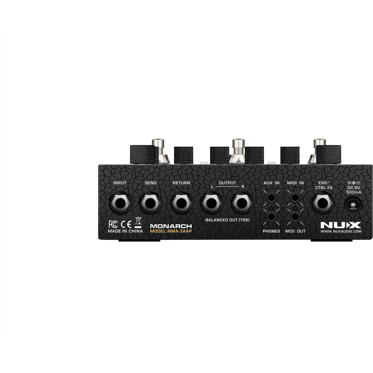NUX Amp Academy Stomp Modeling Guitar Processor | Stereo Amp Modeler