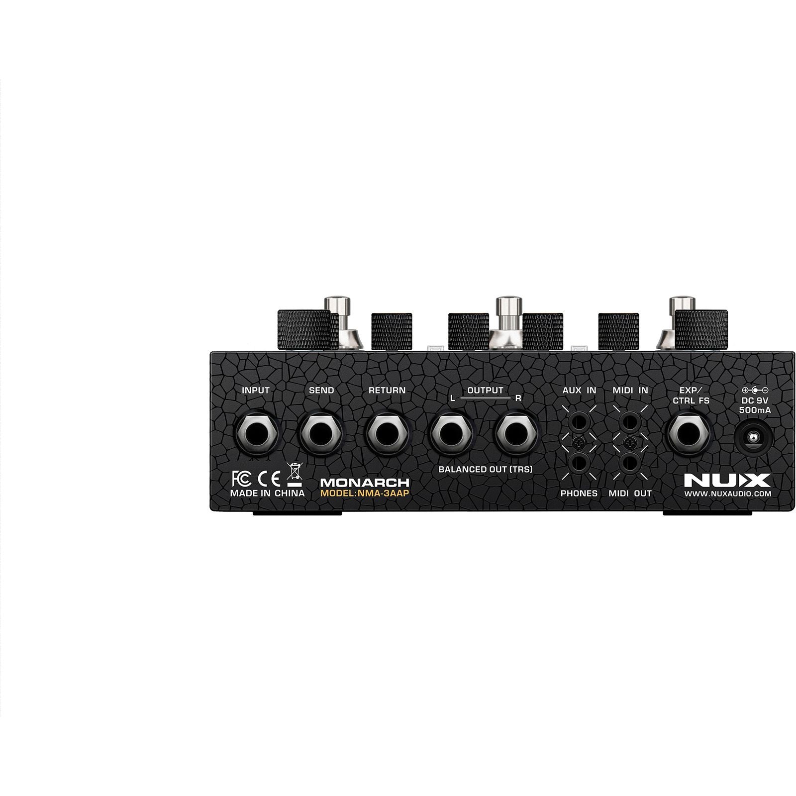 NUX Amp Academy Stomp Modeling Guitar Processor | Stereo Amp Modeler