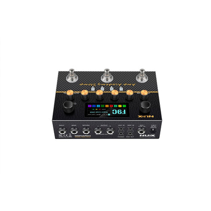 NUX Amp Academy Stomp Modeling Guitar Processor | Stereo Amp Modeler