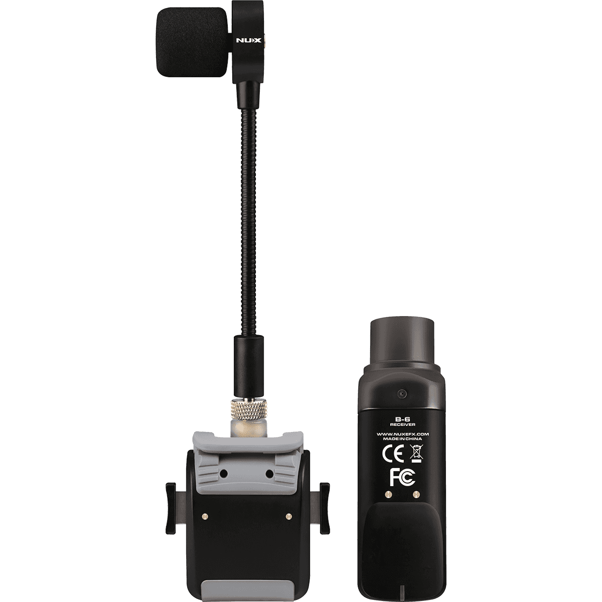 ​Wireless System for Saxophone | MNU B6 by NUX | Wireless Saxophone Microphone