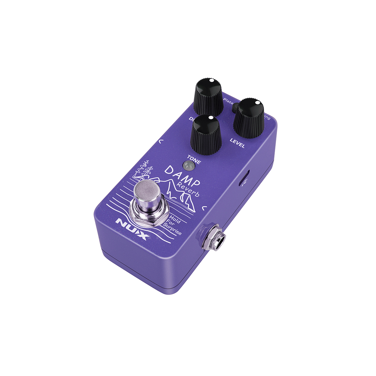 NUX Damp Reverb | Mini Guitar Effects Pedal | NRV-3 | MNU DAMP-REVERB